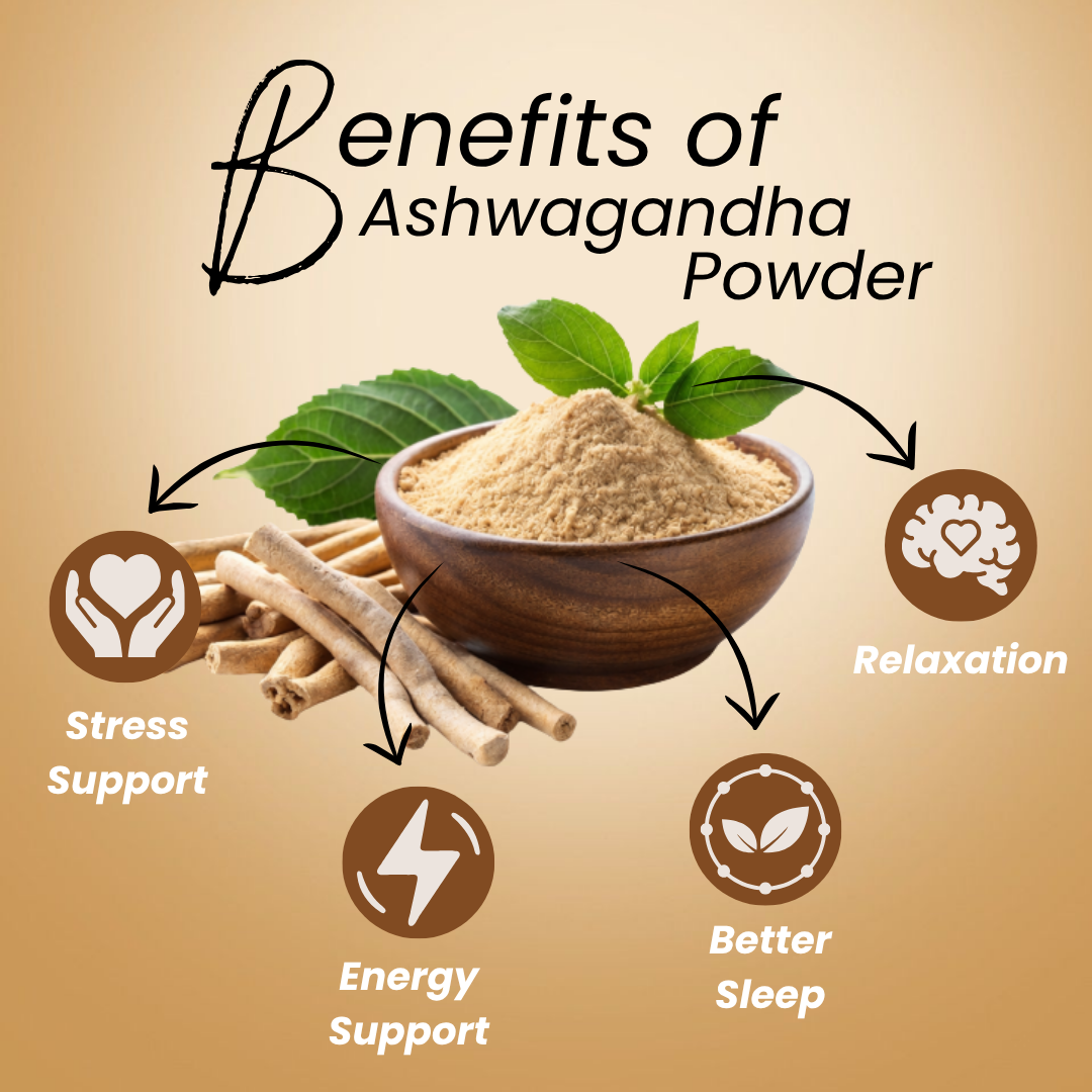 RAAJ Organic Ashwagandha Powder – 200g