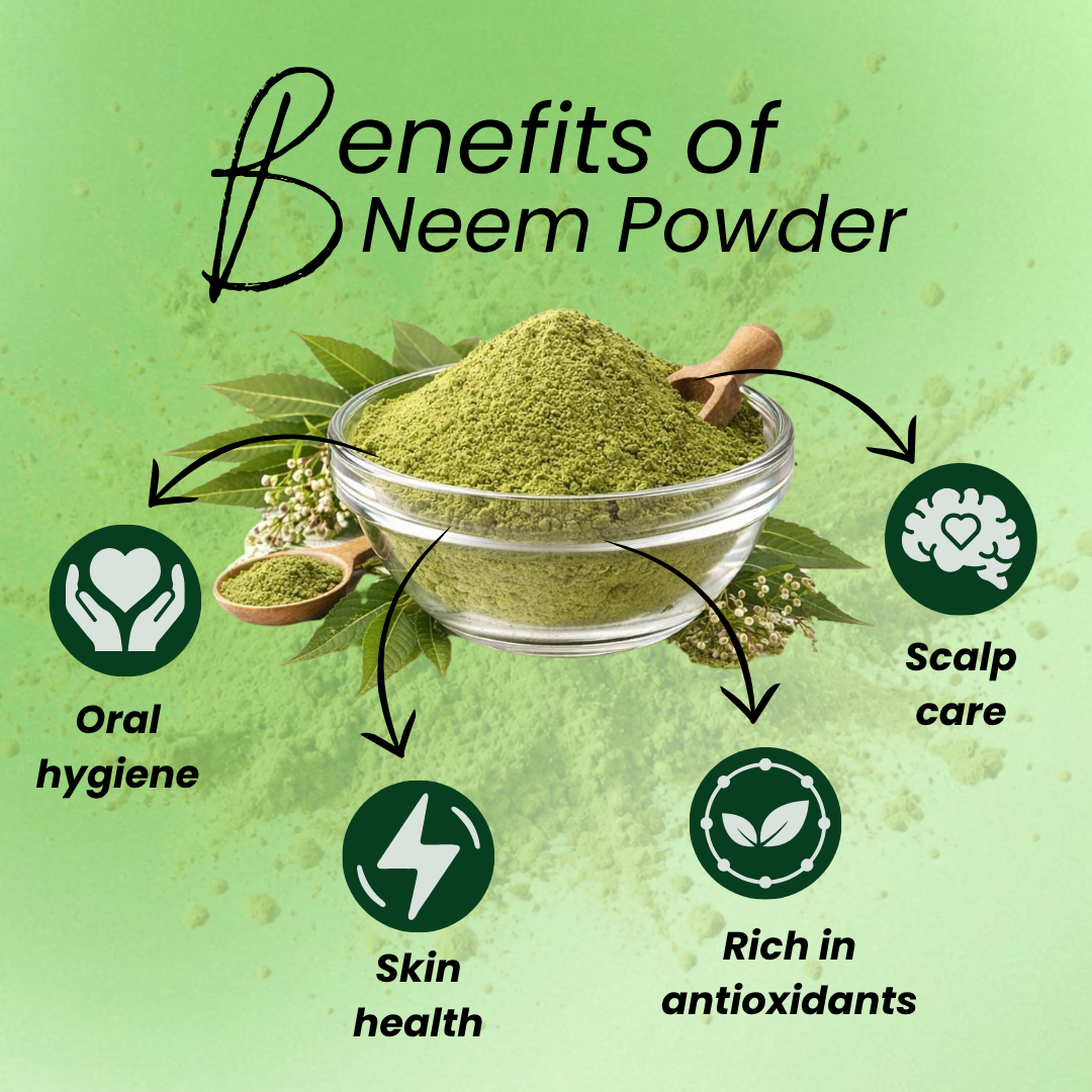 RAAJ Organic Neem Powder – 200g