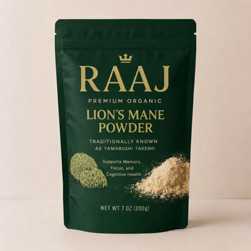 RAAJ Organic Lion’s Mane Powder – 200g